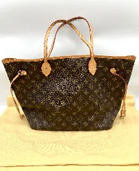 sac cabas louis vuitton neverfull monogram taille mm initiales c.q.