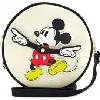 sac loungefly x disney mickey mouse clock arms circle crossbody bag