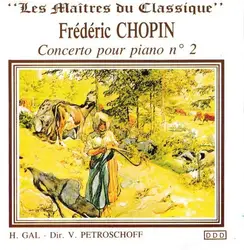 cd frédéric chopin - concerto pour piano n° 2 (1990)