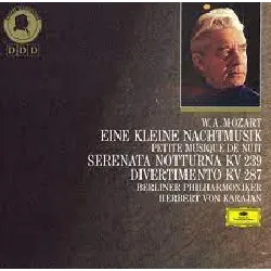 cd wolfgang amadeus mozart - eine kleine nachtmusik / serenata notturna kv 239 / divertimento kv 287 (1991)