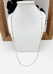 chaine or maille gourmette or 750 millième (18 ct) 2,77g