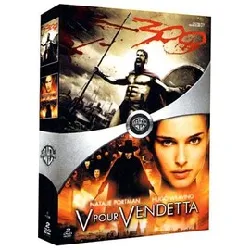 dvd 300 + v pour vendetta