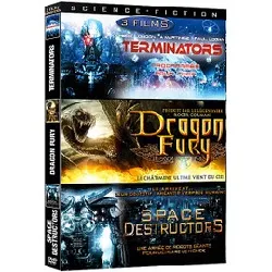 dvd destruction - coffret 3 films : terminators + dragon fury + space destructors - pack
