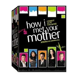 dvd how i met your mother - l'intégrale des saisons 1 à 5 - pack