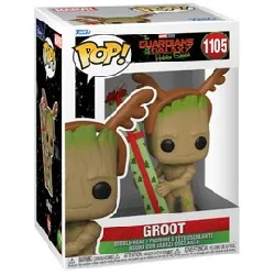 figurine funko! pop - guardians of the galaxy holiday - groot - 9 cm - 1105