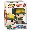 figurine funko! pop - stranger things - dustin (at camp) - 9 cm - 804