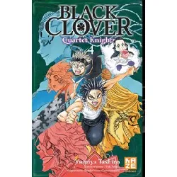 livre black clover - quartet knights tome 4 - une bataille écarlate