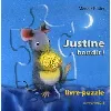 livre justine bondit ! - livre - puzzle