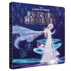livre la reine des neiges ii - 5 puzzles 25 pièces