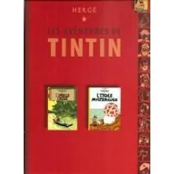 livre les aventures de tintin: l'oreille cassée & l'étoile mystérieuse