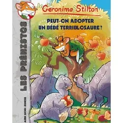 livre peut - on adopter un bébé terriblosaure ?