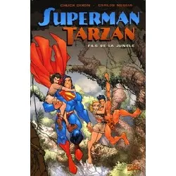 livre superman tarzan - fils de la jungle