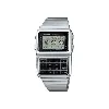 montre casio databank calculator steel