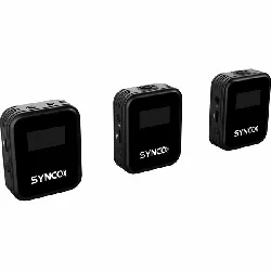 pack 3 microphones sans fil synco 2.4g g2 (a2) - noir