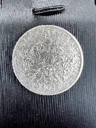 pièce argent 5 francs semeuse 1963