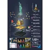 puzzle 3d statue de la liberté illuminée ravensburger