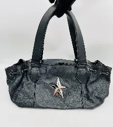 sac à main thierry mugler en cuir noir