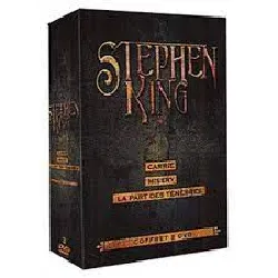 dvd coffret stephen king 3 dvd: carrie / misery / la part des ténèbres