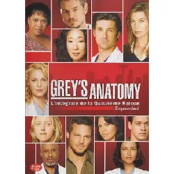 dvd grey's anatomy 4 - 5 discs