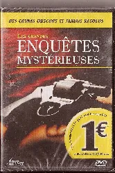 dvd les grandes enquetes mystérieuses (des crimes obscurs et jamais résolus)