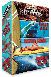 dvd requins : jersey shore shark attack + shark week + beach shark + jurassic shark - pack