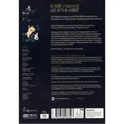dvd williams, robbie - live at the albert