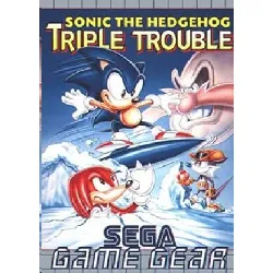 jeu game gear gg sonic the hedgehog in triple trouble