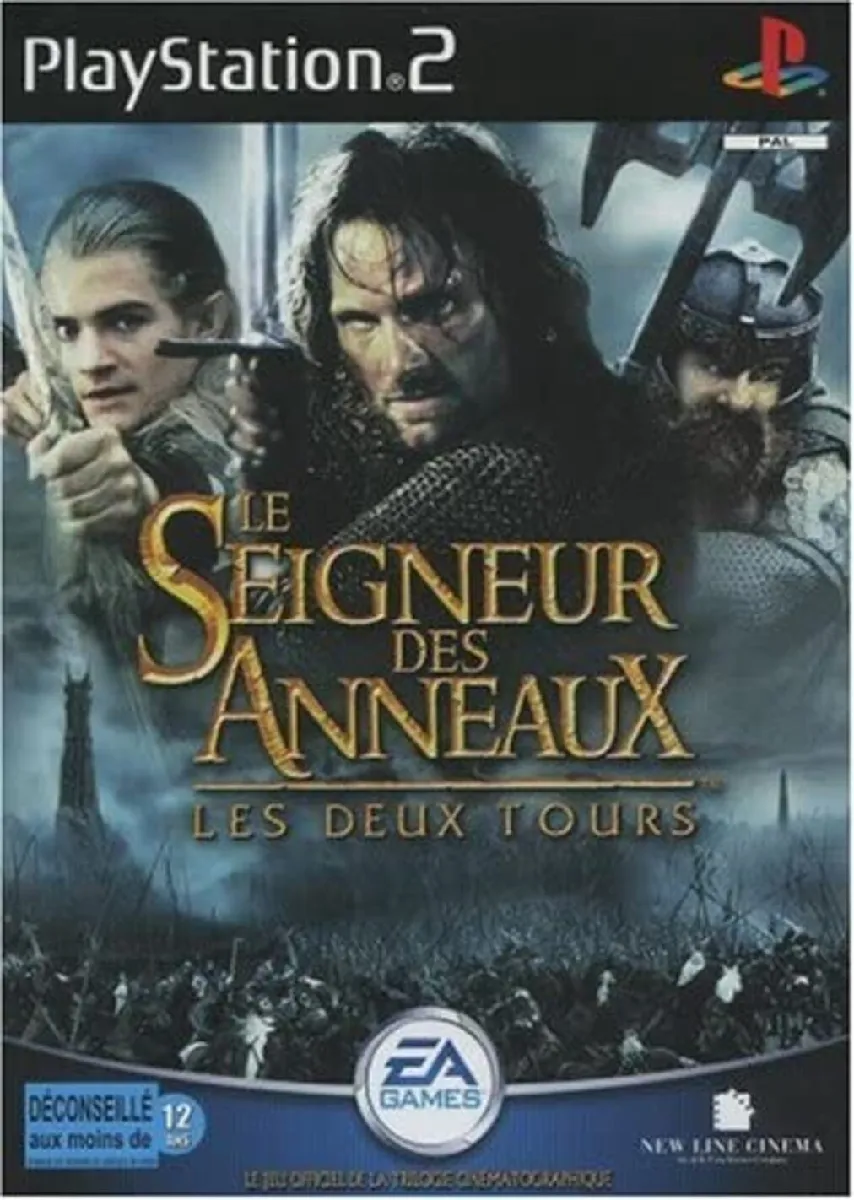 PS2 - LE SEIGNEUR DES ANNEAUX : les deux tours - SONY PlayStation 2