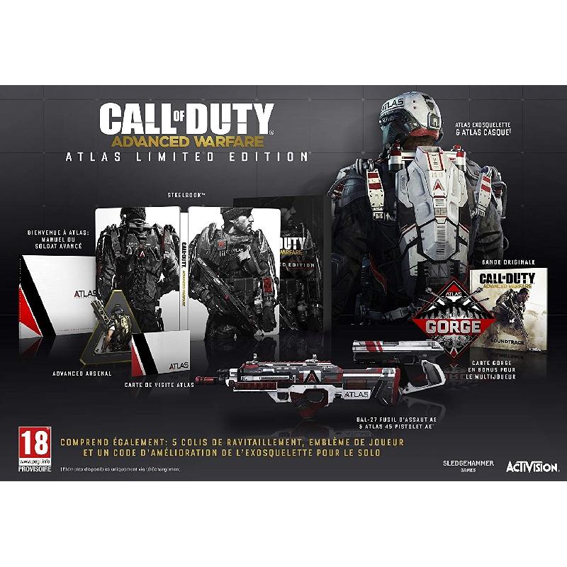 Jeu Ps4 Call Of Duty Advanced Warfare Atlas Limited Edition