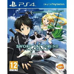 jeu ps4 sword art online lost song