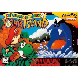 jeu snes super mario world 2 - yoshi's island