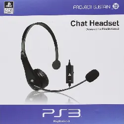 micro-casque chat headset zen cps301 pour ps3