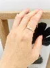 bague alliance or avec motifs or 750 millième (18 ct) 2,18g