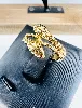 bague en or motif 2 serpents croisés or 750 millième (18 ct) 4,60g