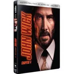 blu-ray john wick : chapitre 4 - 4k ultra hd + - boîtier steelbook® limité