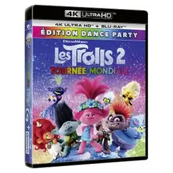 blu-ray les trolls 2 - tournée mondiale - 4k ultra hd + - édition dance party