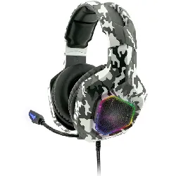 casque spirit of gamer elite - h50 artic éclairé rgb - compatible pc / ps4 / ps5 / xbox one / xbox serie / switch