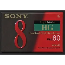 cassettes sony 8 hg