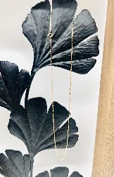 chaîne or maille forcat or 750 millième (18 ct) 3,62g