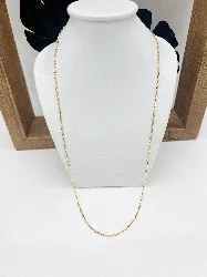 chaine or maille forçat or 750 millième (18 ct) 5,85g