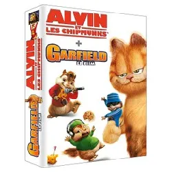 dvd alvin et les chipmunks + garfield - le film - pack