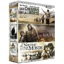 dvd coffret aventure : les chemins de la liberté + la route + le nouveau monde - pack