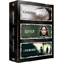 dvd conjuring : les dossiers warren + l'exorciste + esther - pack