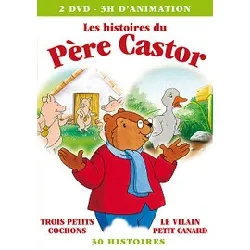 dvd les histoires du père castor : trois petits cochons + le vilain petit canard