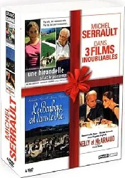 dvd michel serrault - coffret : une hirondelle a fait le printemps + le bonheur est dans le pré + nelly et mr. arnaud