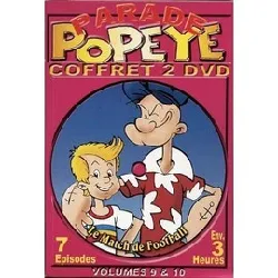 dvd parade popeye - coffret 2 - volumes 7 & 8 - pack