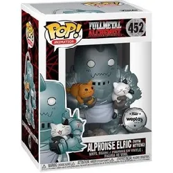 figurine funko! pop - fullmetal alchemist n°452 - alphonse elric avec chatons (34165)