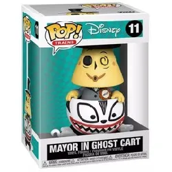 figurine funko! pop - l'étrange noël de m. jack [disney] n°11 - maire dans le chariot fantôme (50634) - mayor in ghost cart