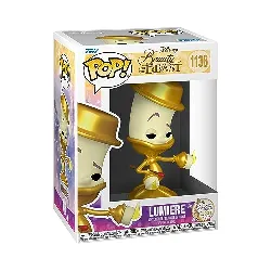 figurine funko! pop - n°1136 - la belle et la bete - lumiere - 1136