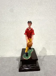 figurine peinte en plomb